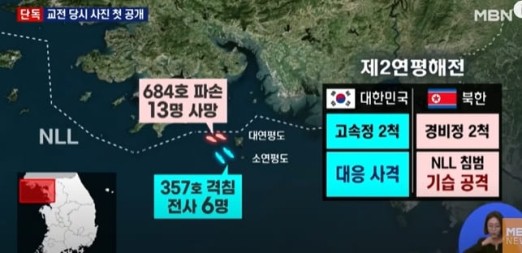 공산주의자 문재인이 꽁꽁 숨겨 놓은 &#39;제2연평해전&#39; 교전 사진.... 20년 만에 첫 공개