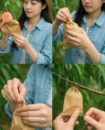 복숭아 봉지 씌우는 시기 및 꿀팁 7