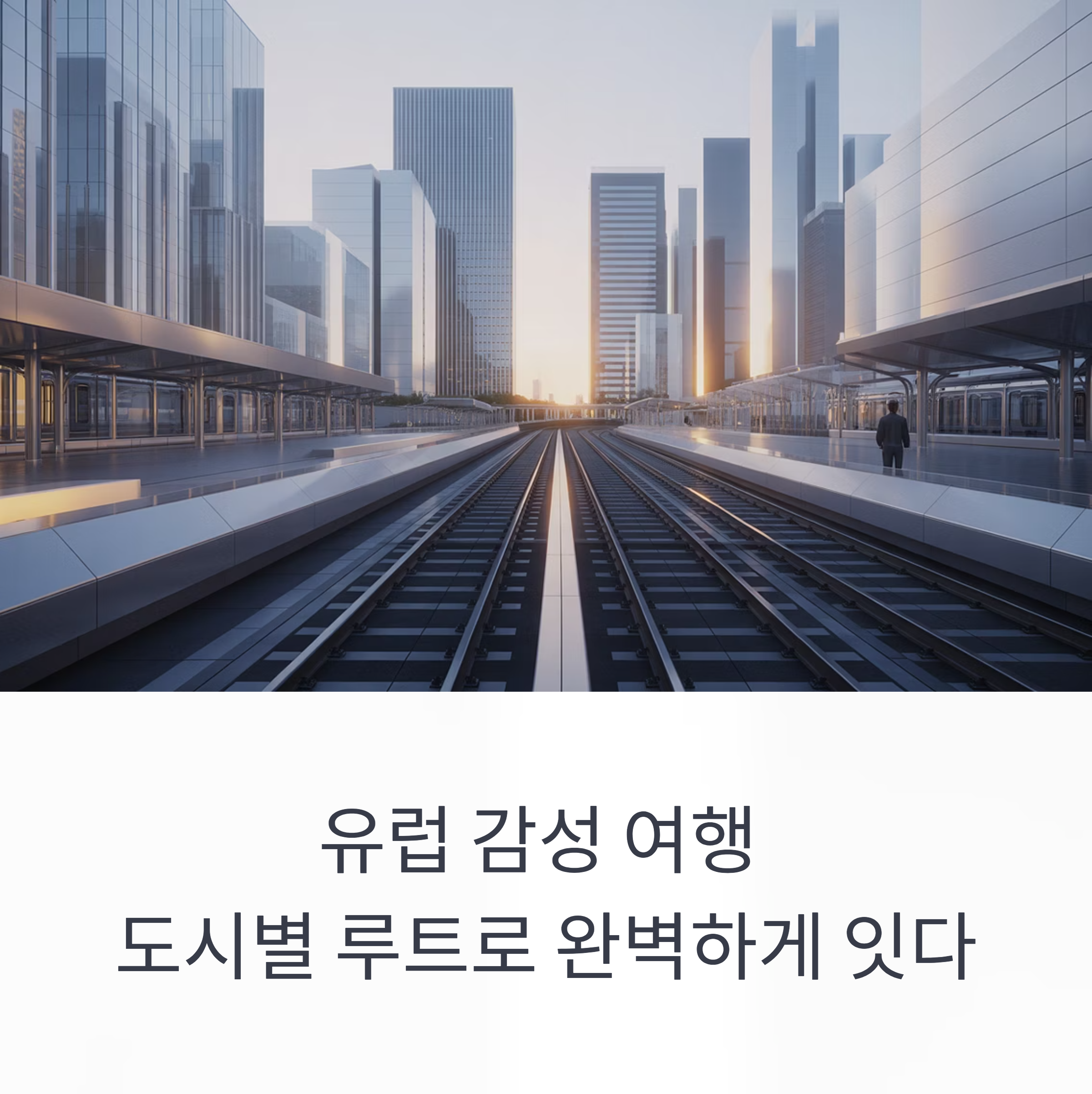 유럽 감성 여행, 도시별 루트로 완벽하게 잇다