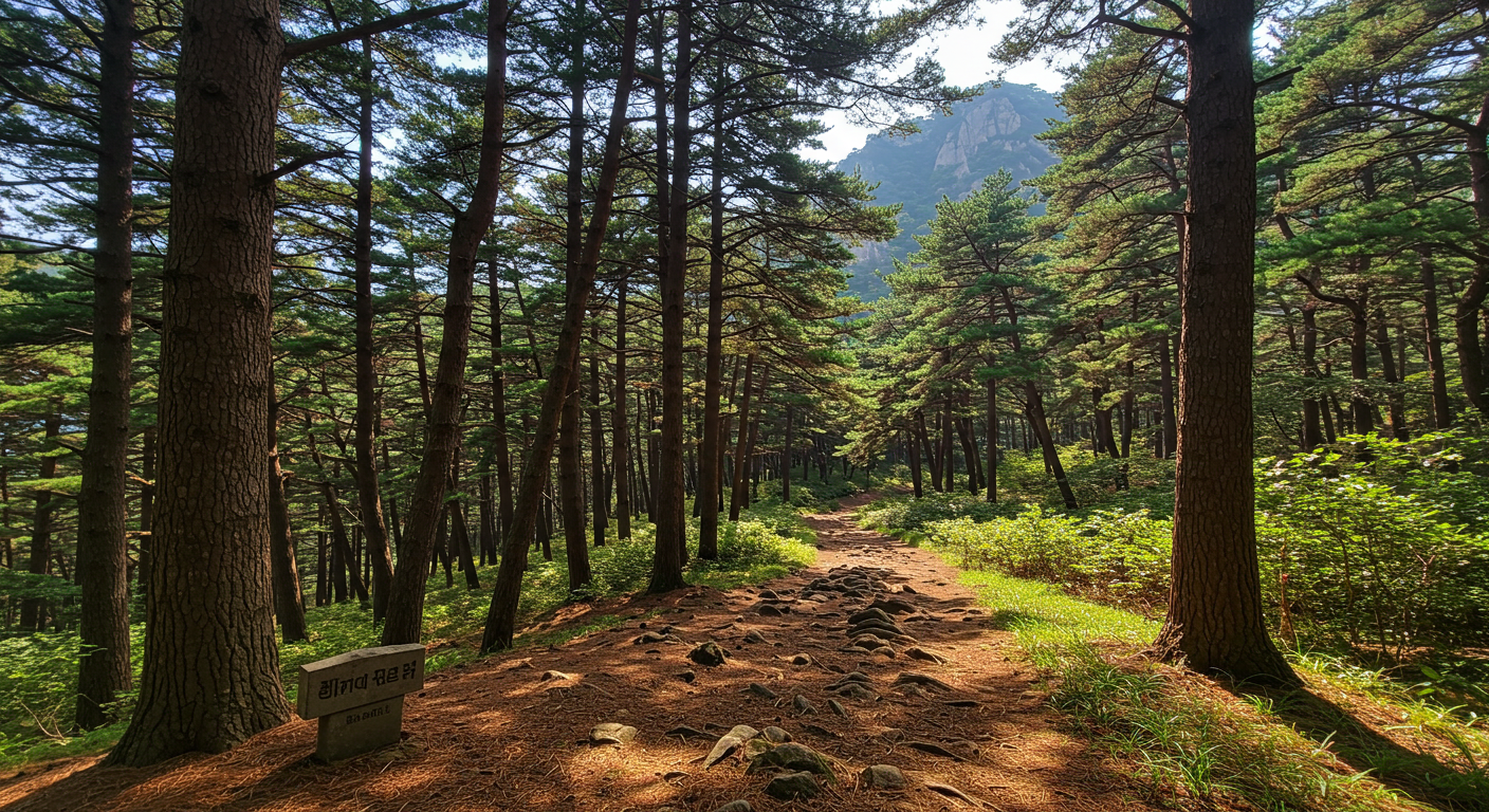 축령산 편백숲