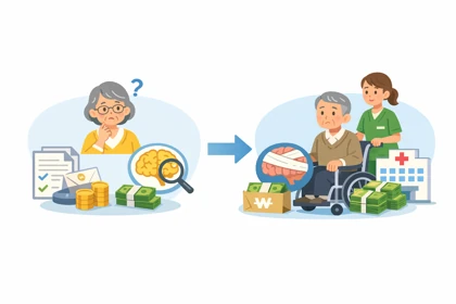 치매보험금 지급기준에서 경증과 중증 판정에 따른 지급 구조10