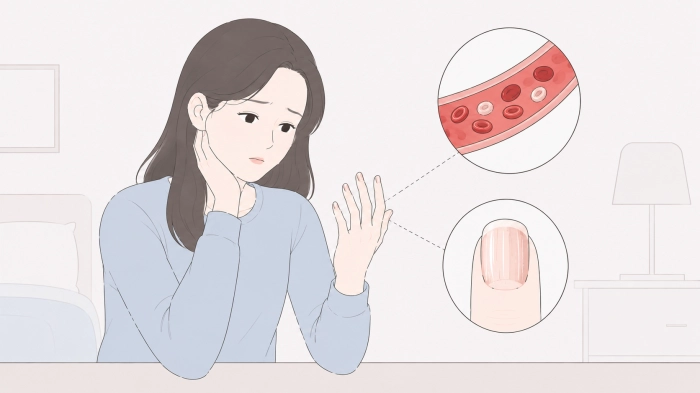손톱에 세로줄이 생기는 이유