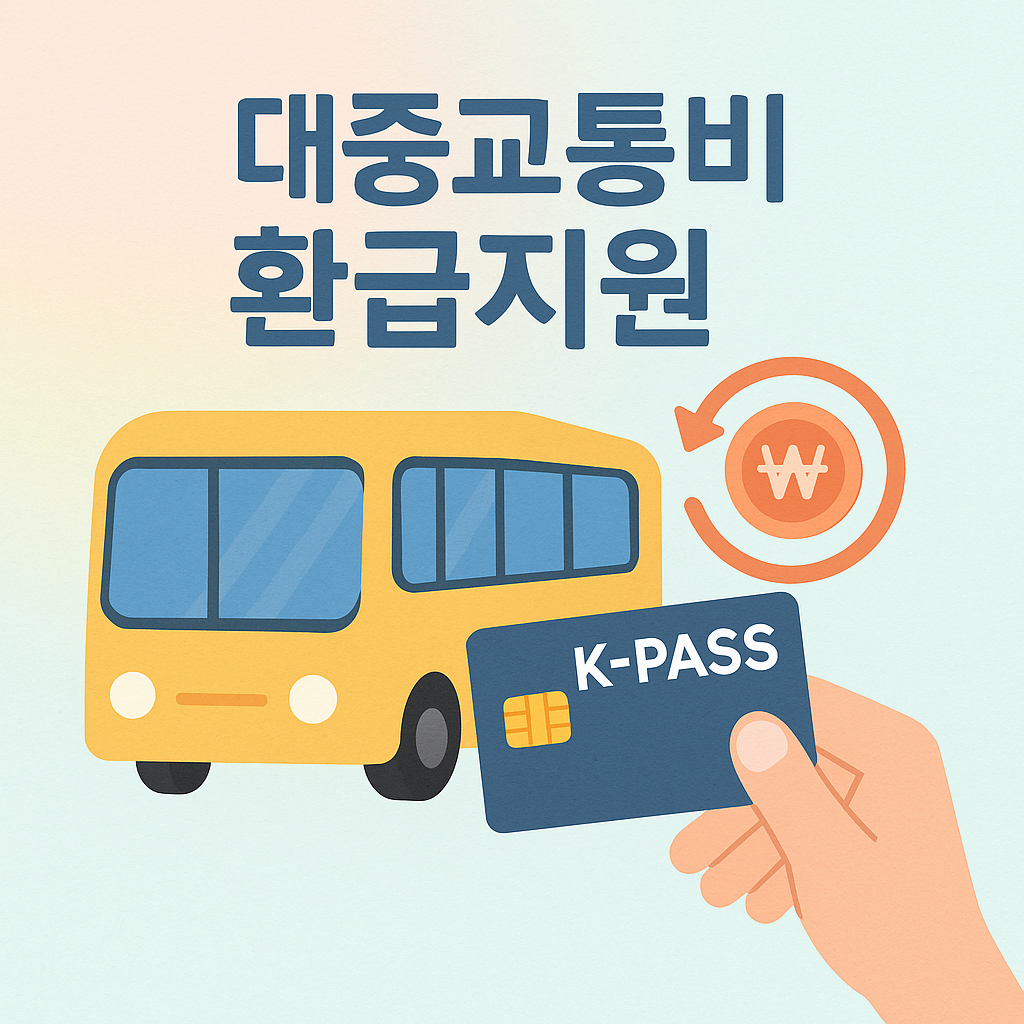 2025 K-패스 대중교통비 환급지원 총정리