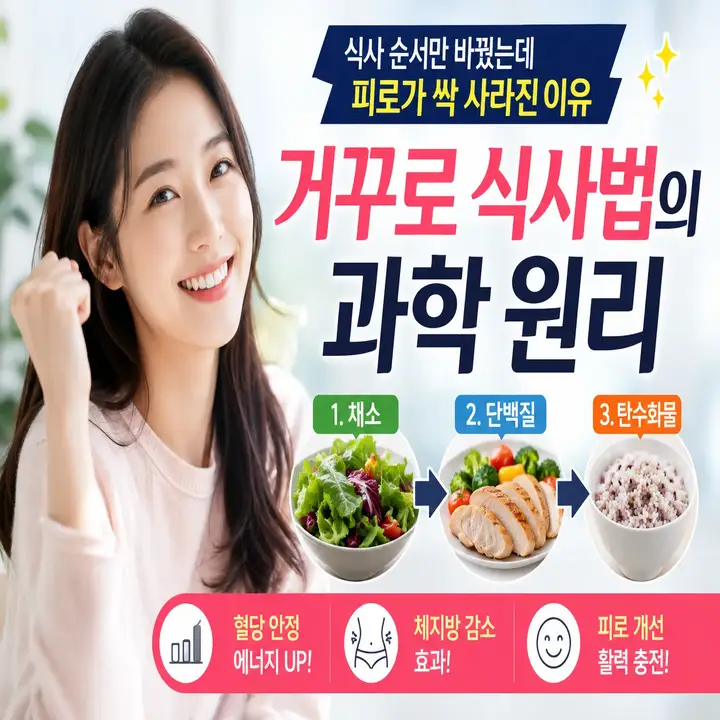 식사 순서만 바꿨는데 피로가 싹 사라진 이유