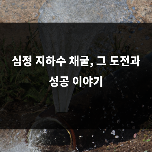 심정 지하수
