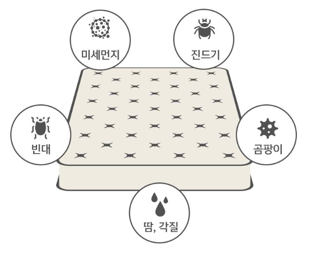 몽제매트리스-특징