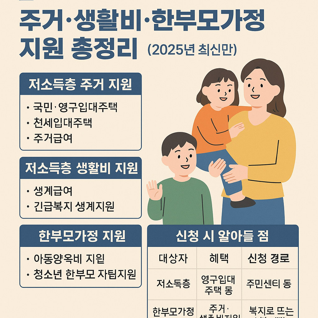 저소득층 정부 지원내용 관련 사진