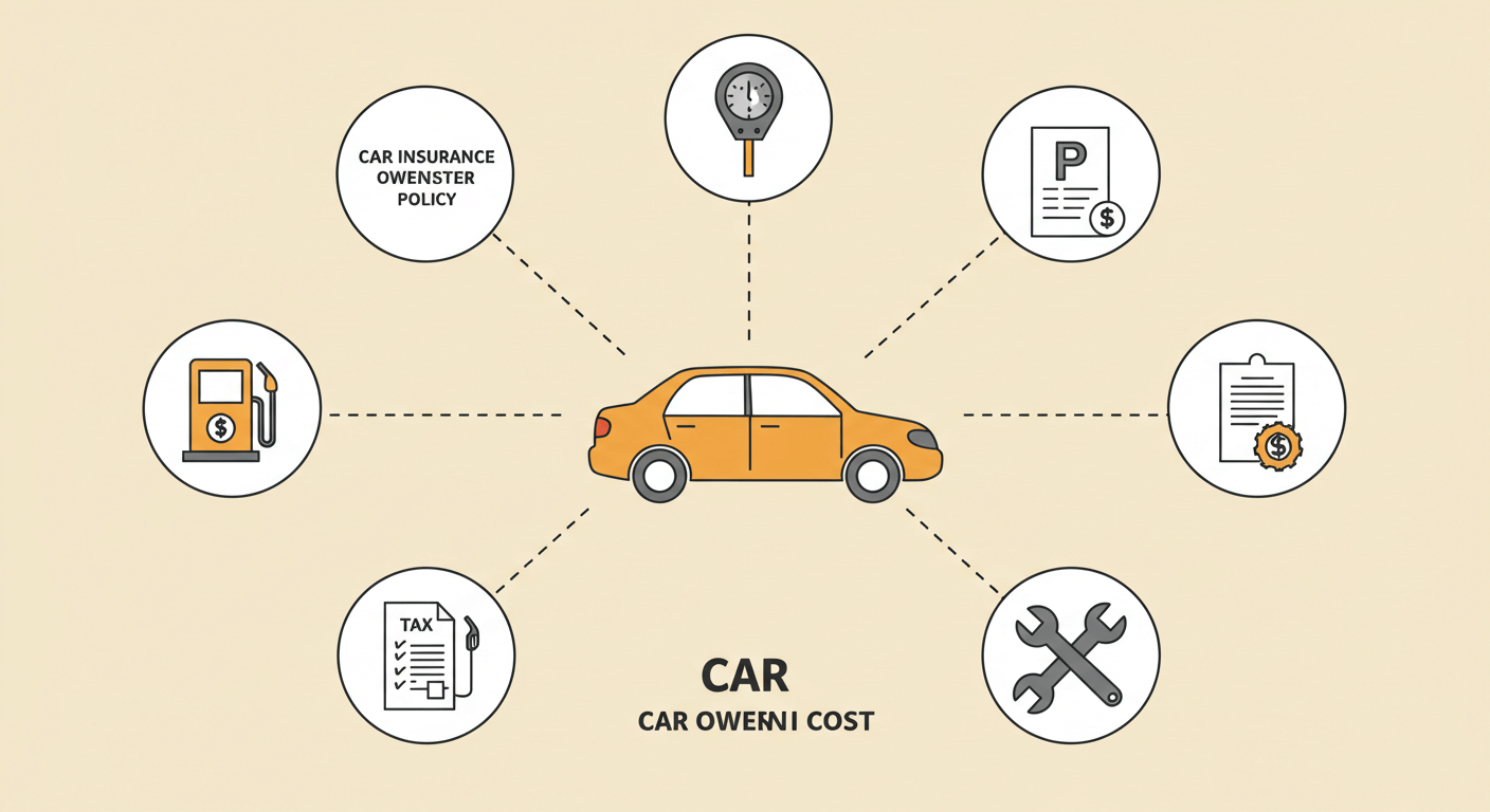자동차 구매 가격 외에 추가로 발생하는 취등록세, 보험료, 유류비 등 각종 유지비용