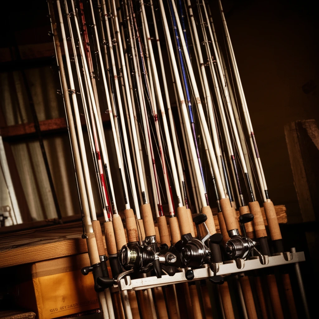 낚시대 똑똑하게 보관하는 법: 낚시 