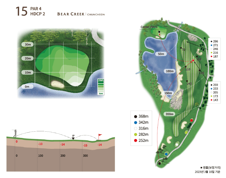 베어크리크 춘천 골프클럽 코스공략도 15