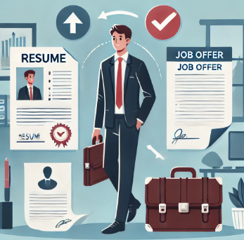 이직을 위한 이력서 이미지