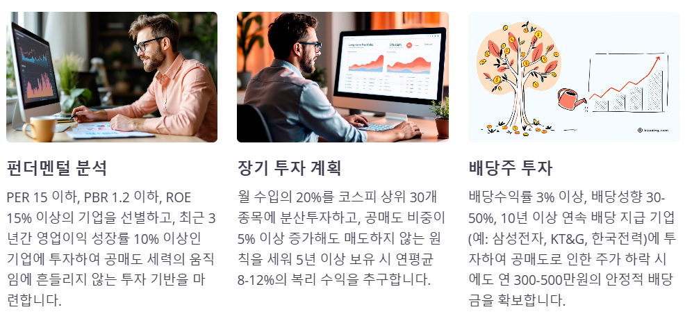 장기적인 투자 전략 유지