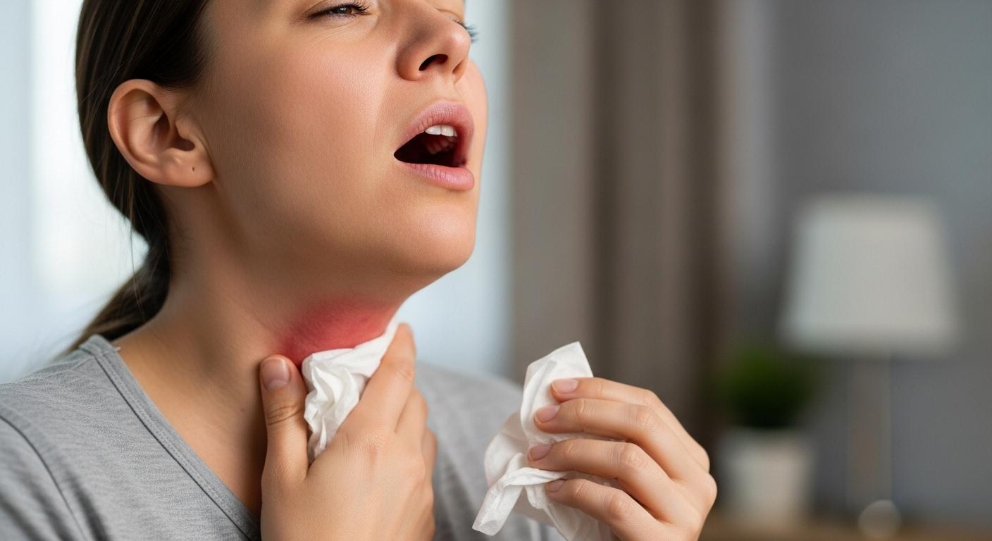 독감 증상 목감기