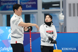 컬링 믹스더블 준결승 중국 일본 결승 한일전 한중 김경애 성지훈 하얼빈 동계 아시안게임 선수 한국 강릉시청 팀킴 리턴매치 재대결 중계