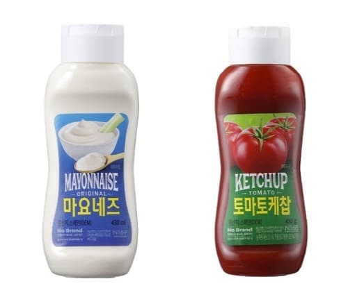 노브랜드-마요네즈-430ml-2&#44;680원&#44;노브랜드케찹-450g -1&#44;980 원
