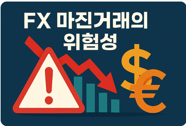 FX마진거래 위험 알림 그래픽