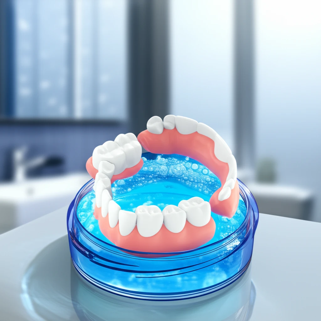 틀니 관리의 모든 것 전용 치약 사용