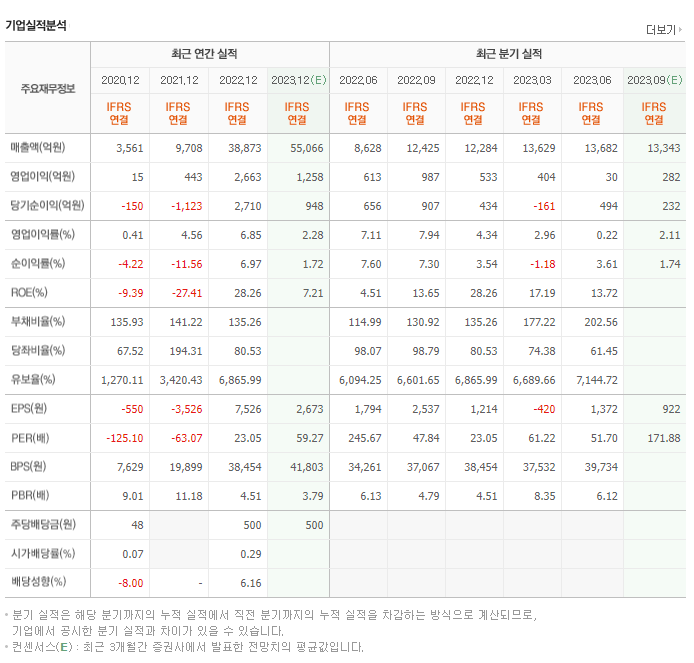 엘앤에프_실적