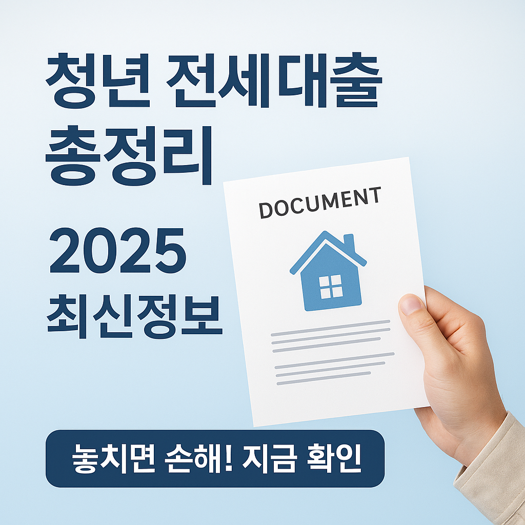 [1편] 2025 최신 청년 전세 대출 총정리