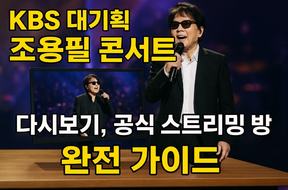 KBS 대기획 조용필 콘서트 다시보기