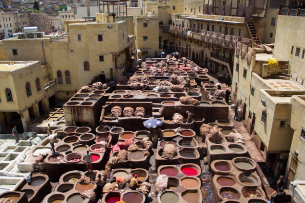 모로코 빨래터 사진