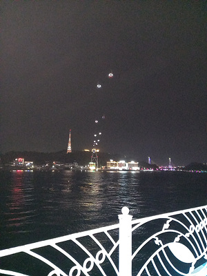 해상케이블카 야경