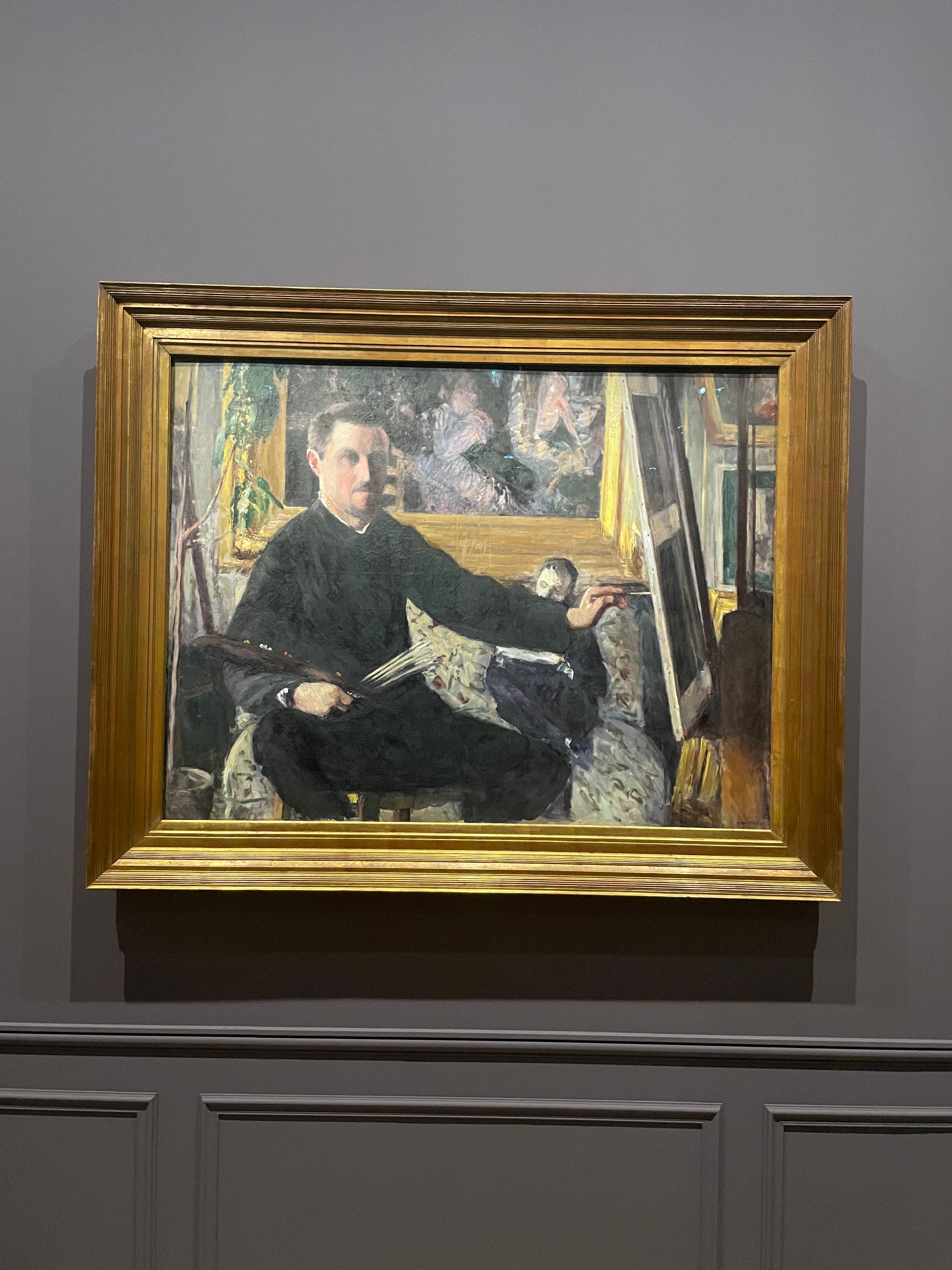 귀스타프 카유보트 자화상, 남성 그리기, 오르세 미술관 전시회