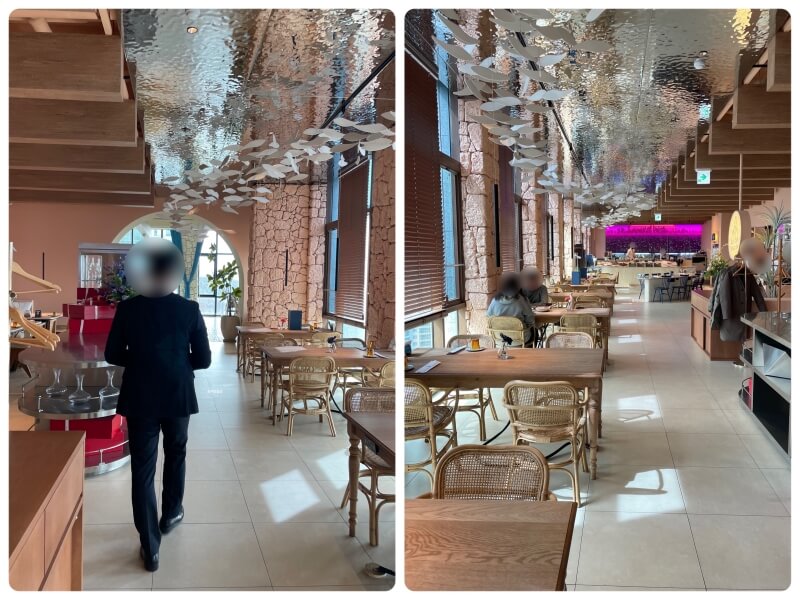 동탄 맛집 삼면이바다 스타즈 호텔 동탄 - 홀 좌석