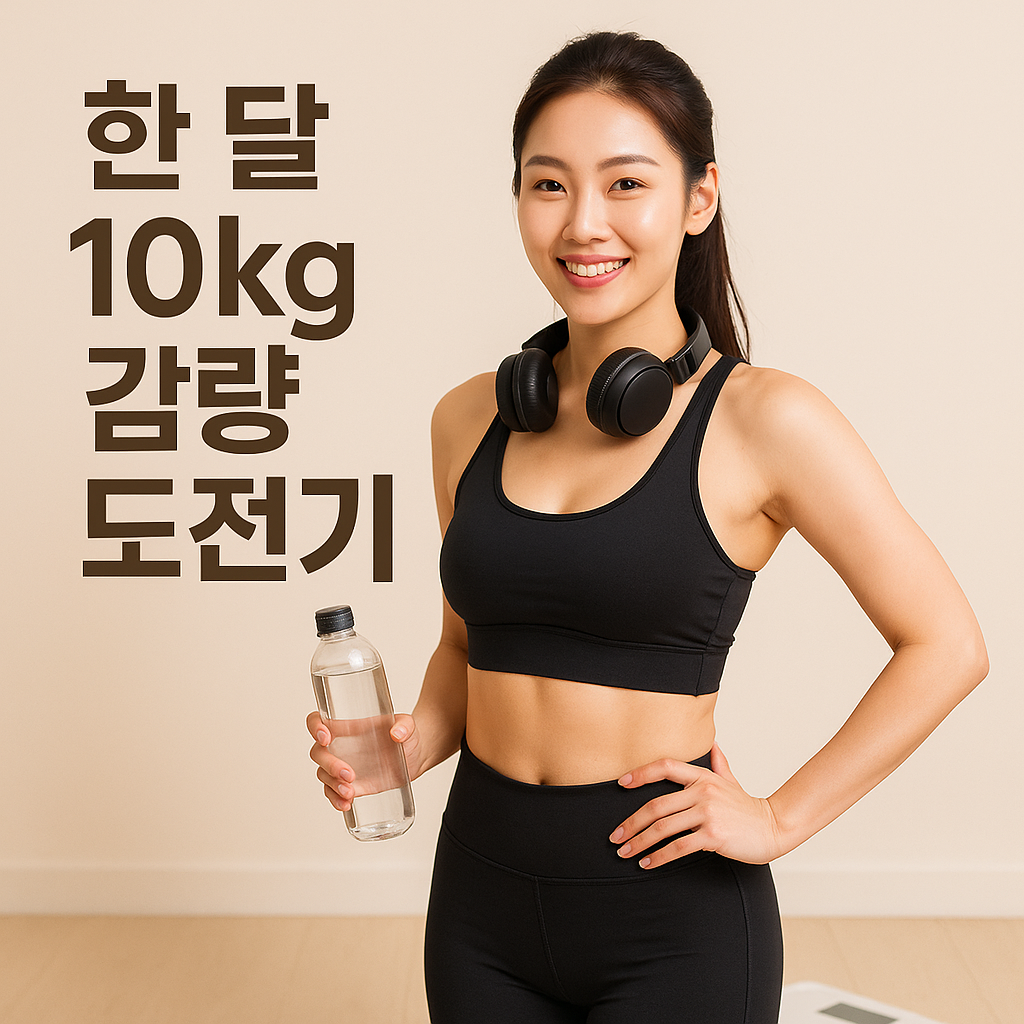 한 달 10kg 감량 도전 후기! 진짜 식단 공개