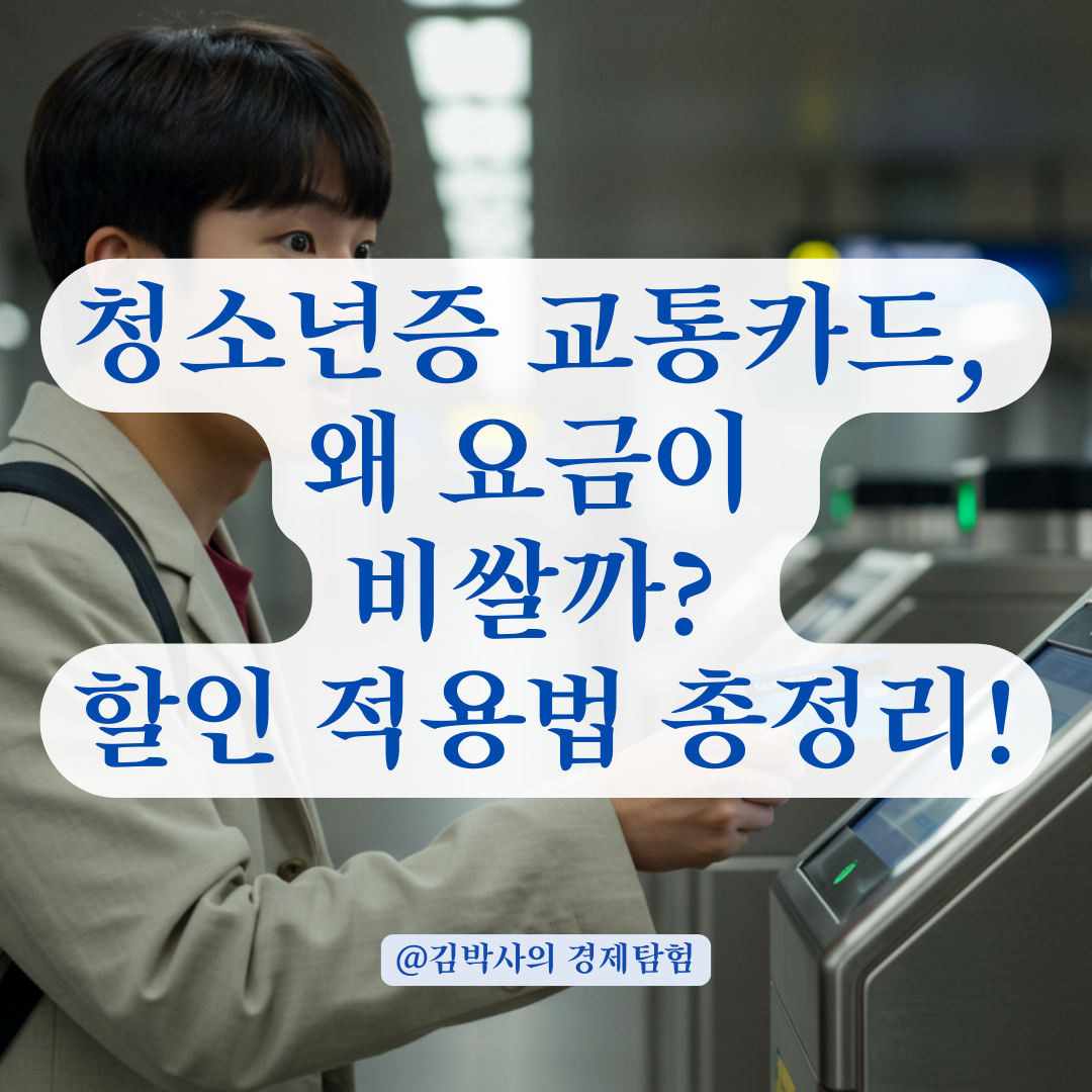 청소년증으로 교통카드 할인 안 된다면? 놓치기 쉬운 연동 절차 확인하세요