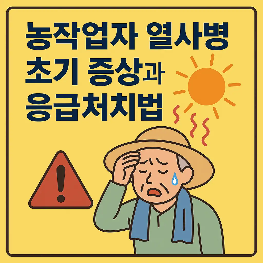 농작업안전관리 : 생명을 지키는 골든타임, 지금 바로 숙지하세요