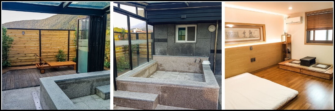 리몬스 노천형 가족탕 3인실 온돌