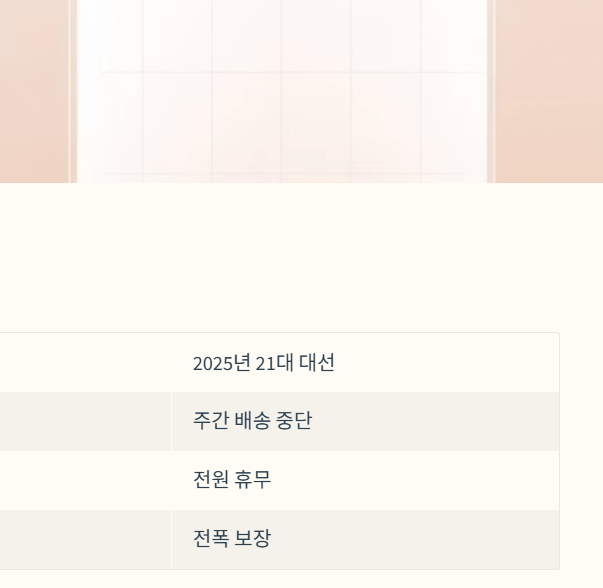 6월 3일 대통령 선거일 쿠팡 로켓배송 휴무 중단
