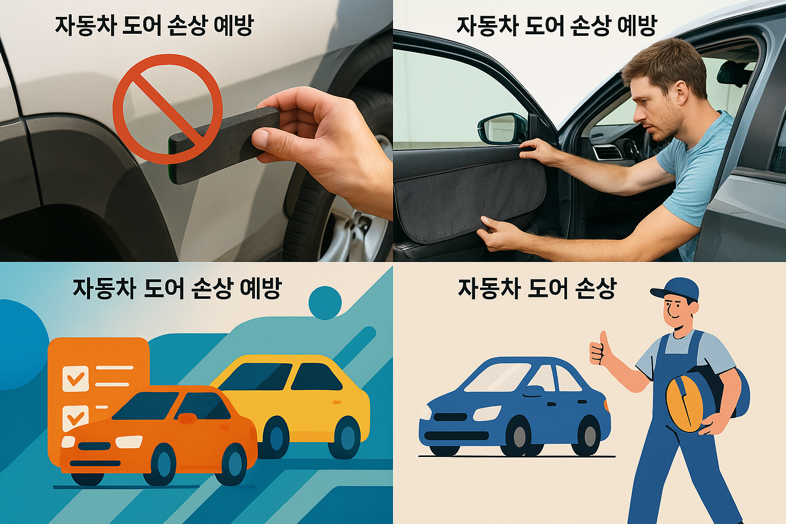 차량 도어 손상 예방 꿀팁 문콕 방지와 안전을 위한 노하우