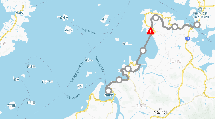 전남 진도 명소 가볼만한곳 걷기좋은 둘레길 서해랑길 10, 11, 12코스