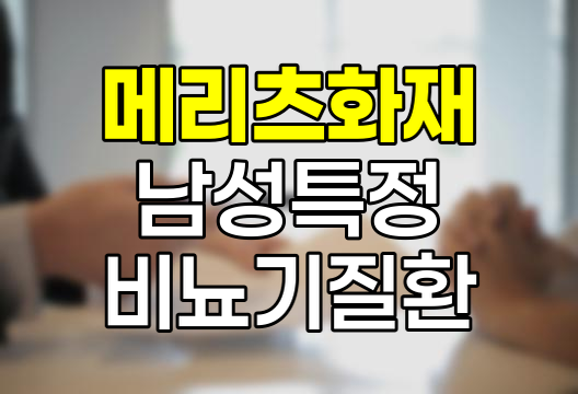 메리츠화재 남성특정비뇨기계질환수술비 보장 분석
