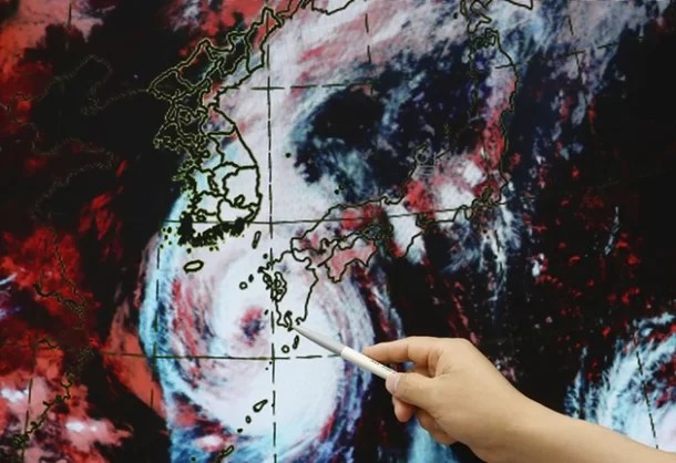 태풍 카눈 예상