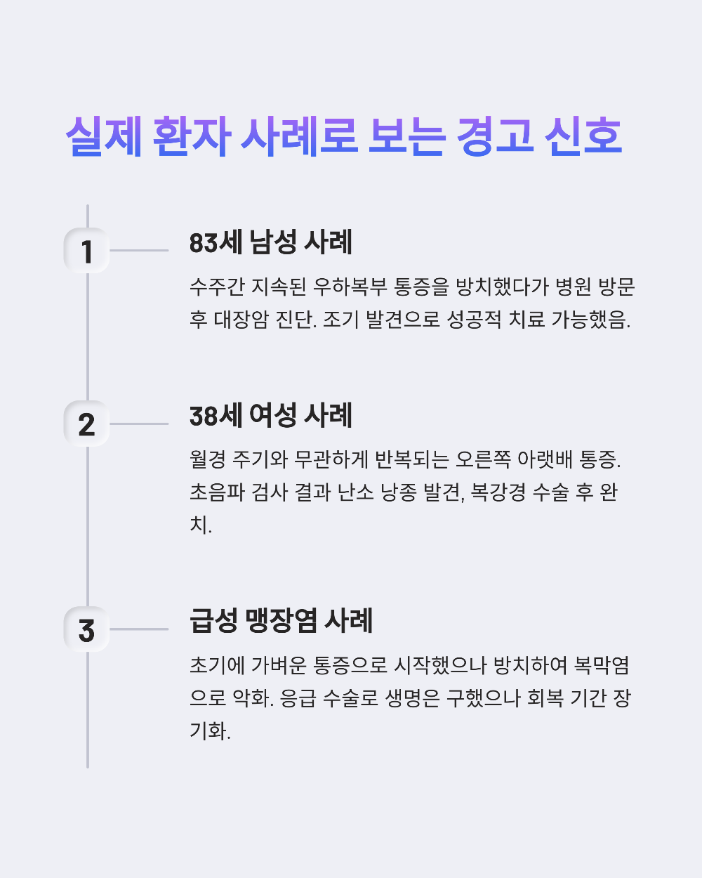 오른쪽 아랫배 통증3
