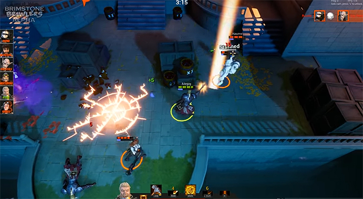 Brimstone-Brawlers-게임-플레이-장면