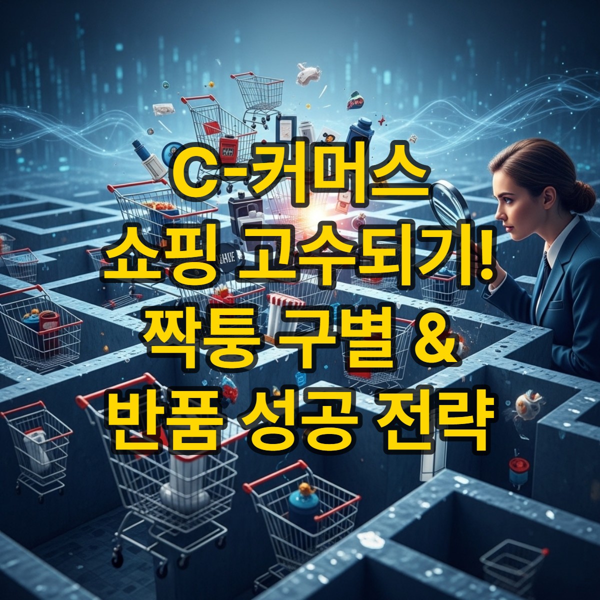 타이틀_C-커머스 쇼핑 고수되기: 현명한 소비를 위한 짝퉁 구별법과 반품 성공 전략