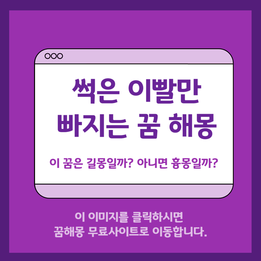 무료 꿈해몽 사이트