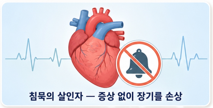 증상 없는 '침묵의 살인자'