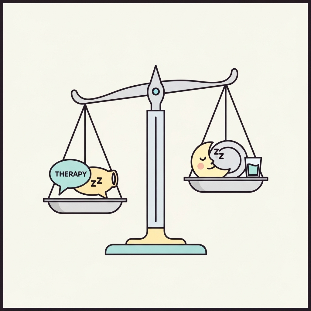 상담·수면·영양 루틴 비교