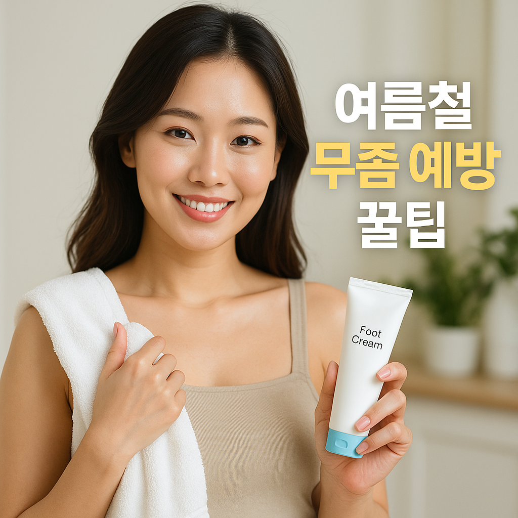 여름철 무좀 예방 꿀팁 총정리