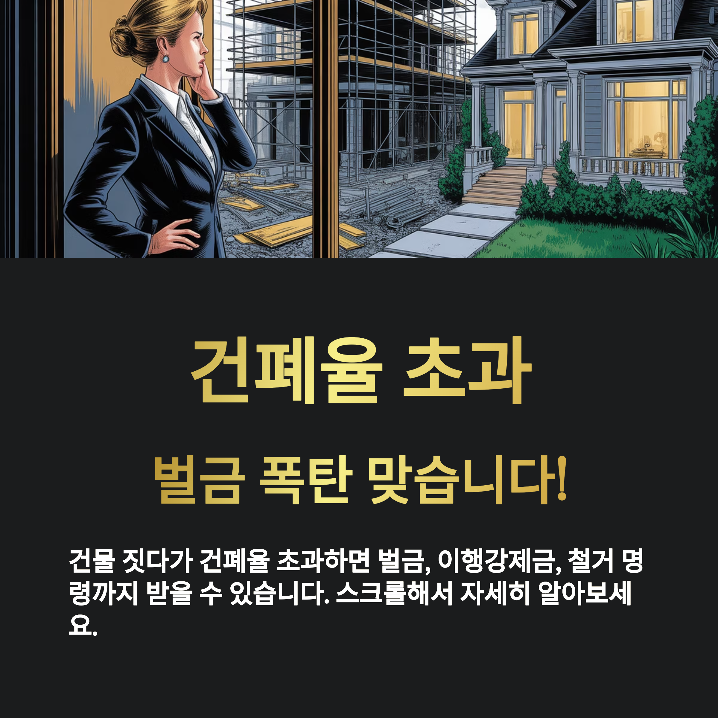 건폐율 초과 시 벌금과 법적 문제
