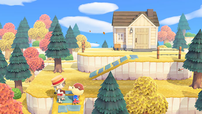 동물의숲 해피홈 파라다이스 탁호의 별장꾸미기