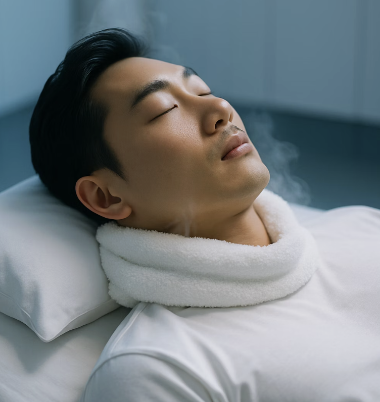 따뜻한 온기의 마법&amp;#44; 스팀타월