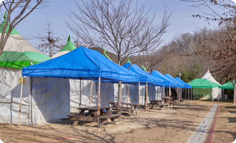 인천대공원 캠핑장 이미지 출처: 인천대공원 홈페이지