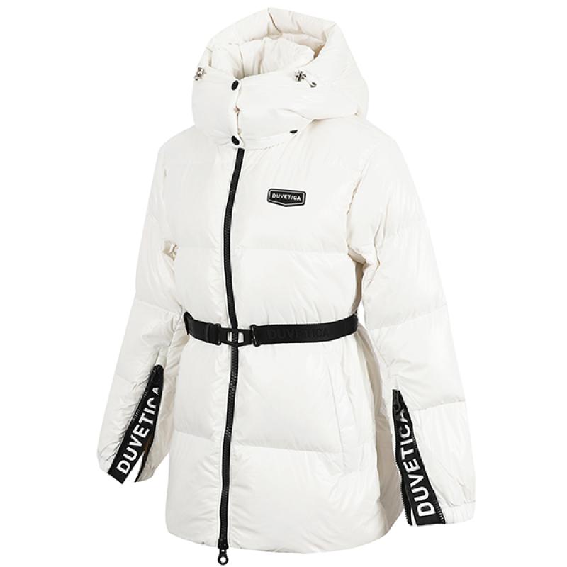 듀베티카 여성 알로로 벨티드 헤비 다운 재킷 VDDJ96036-WHS