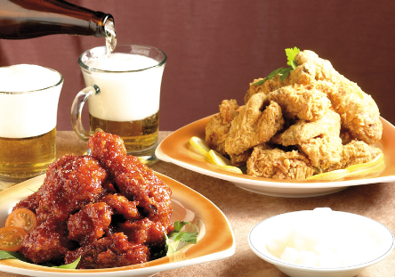야식 치킨 맥주